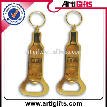 Customized logo metal bottle shaped bottle opener